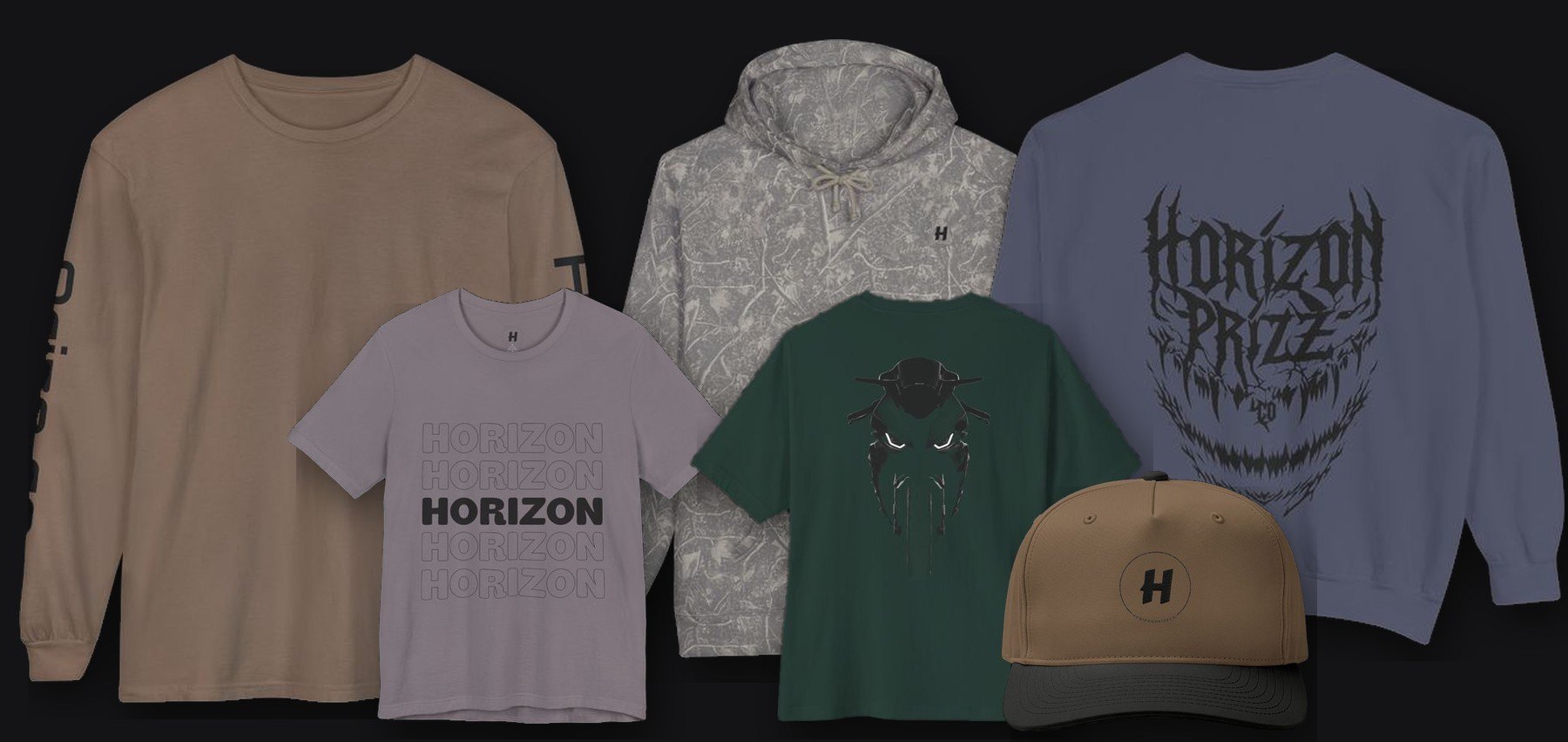 Horizon Prize Co. apparel and accessories